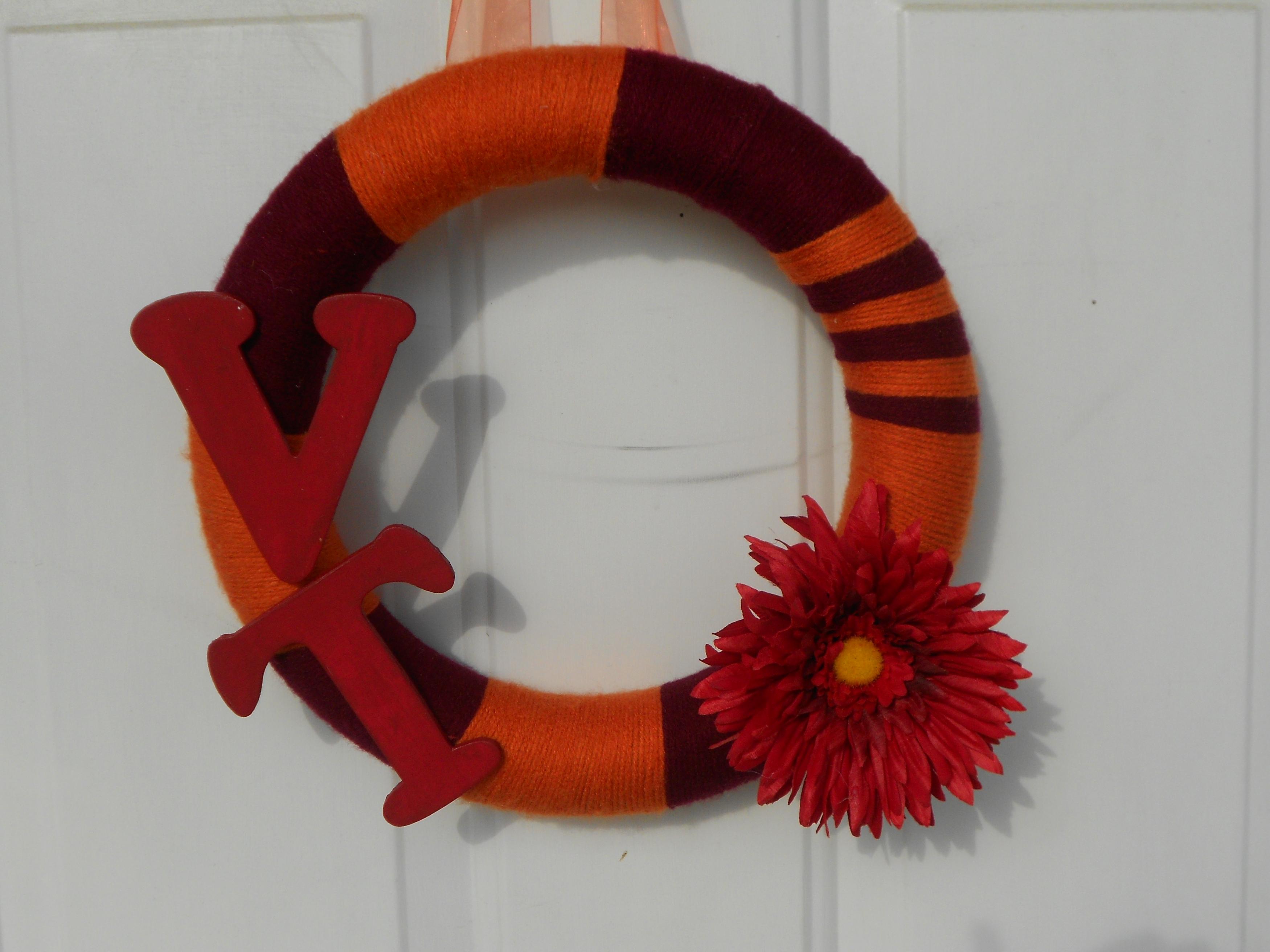 Va Tech Wreath on Luulla